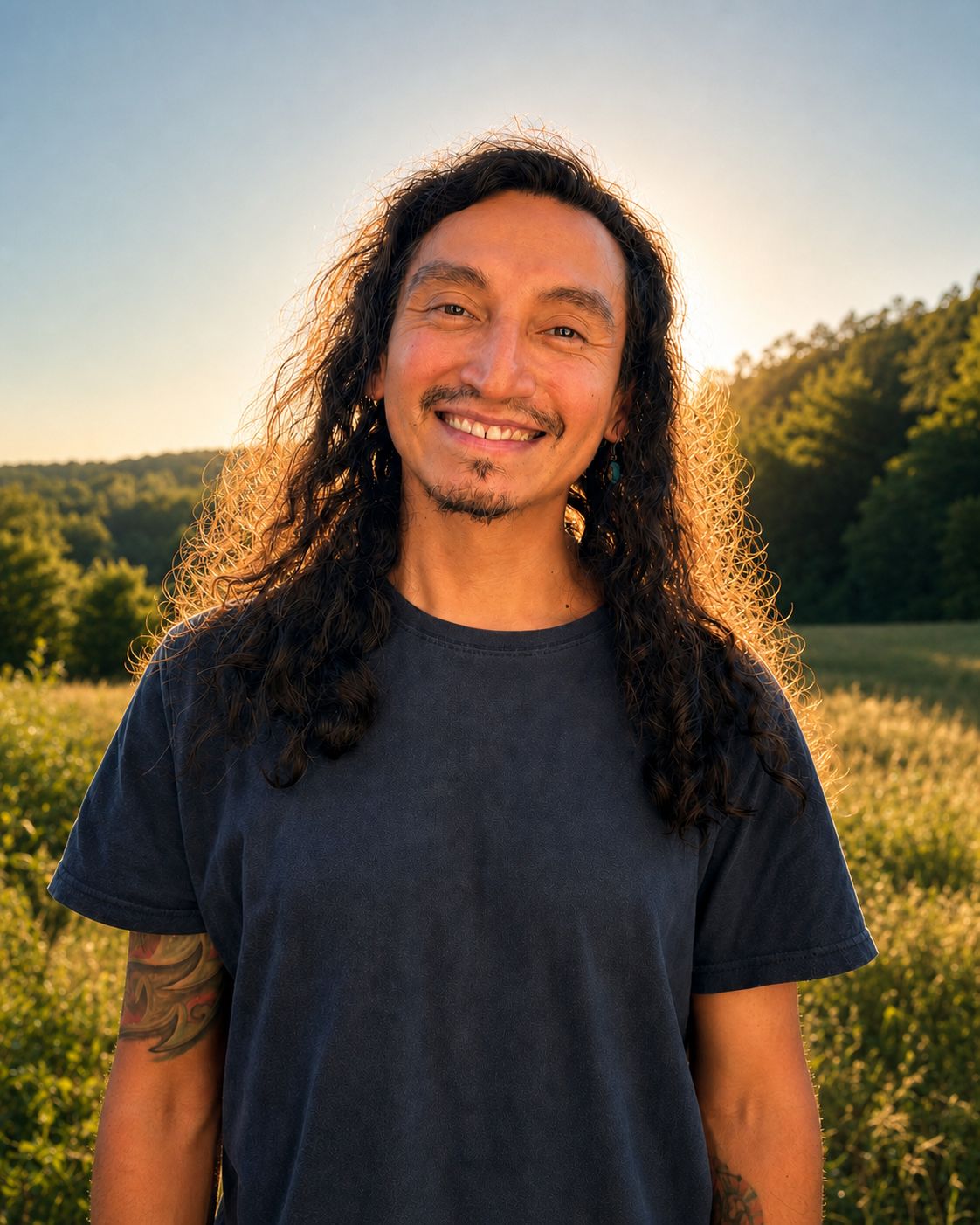 Portrait of Francisco Hurtado outdoors in Finland